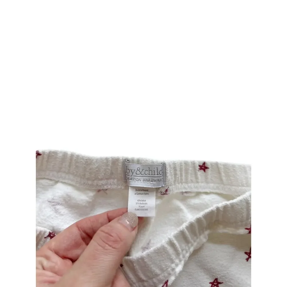 Restoration Hardware Flannel Stars Pajama Pants Size 10y